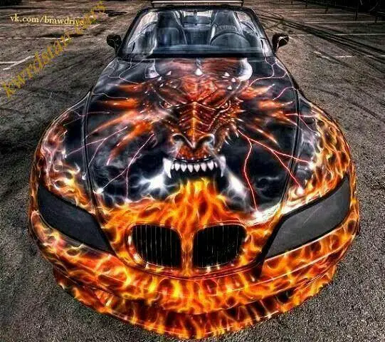 BMW Z3 wild paint job!